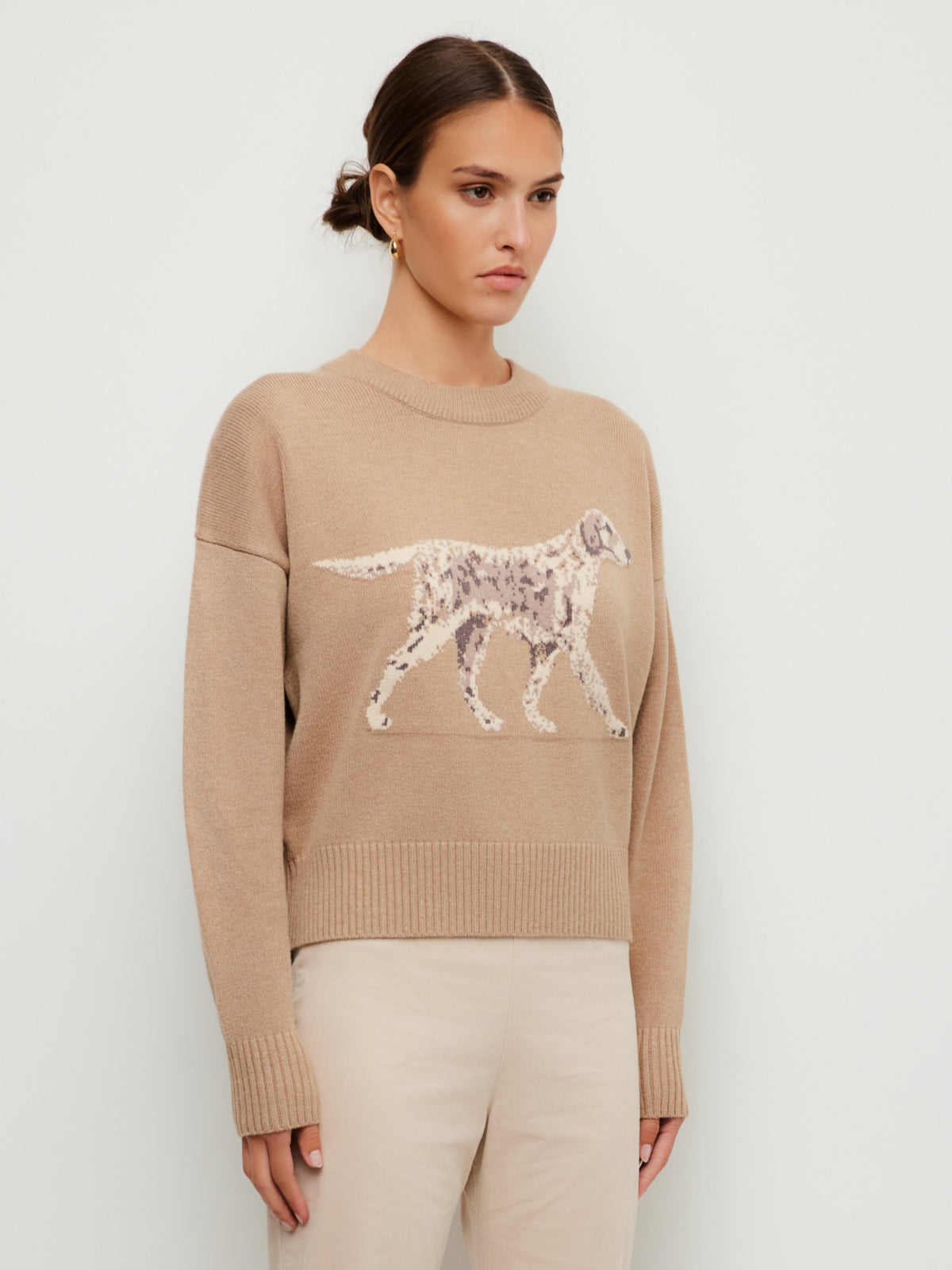 Golden Intarsia Sweater