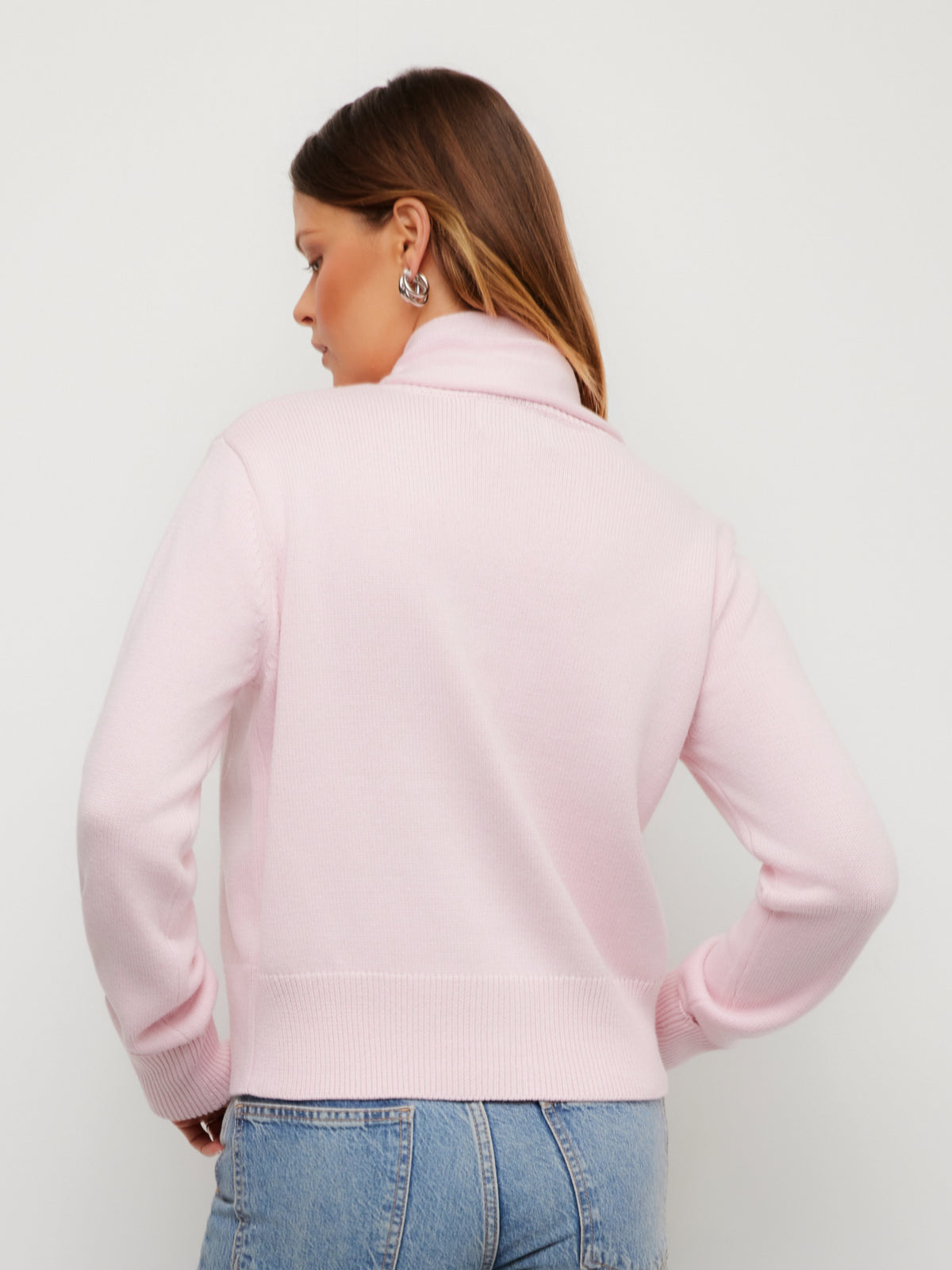 Juni Asymmetrical Scarf Cardigan Sweater