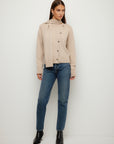 Juni Asymmetrical Scarf Cardigan Sweater