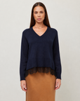 Camila Lace Layered Sweater