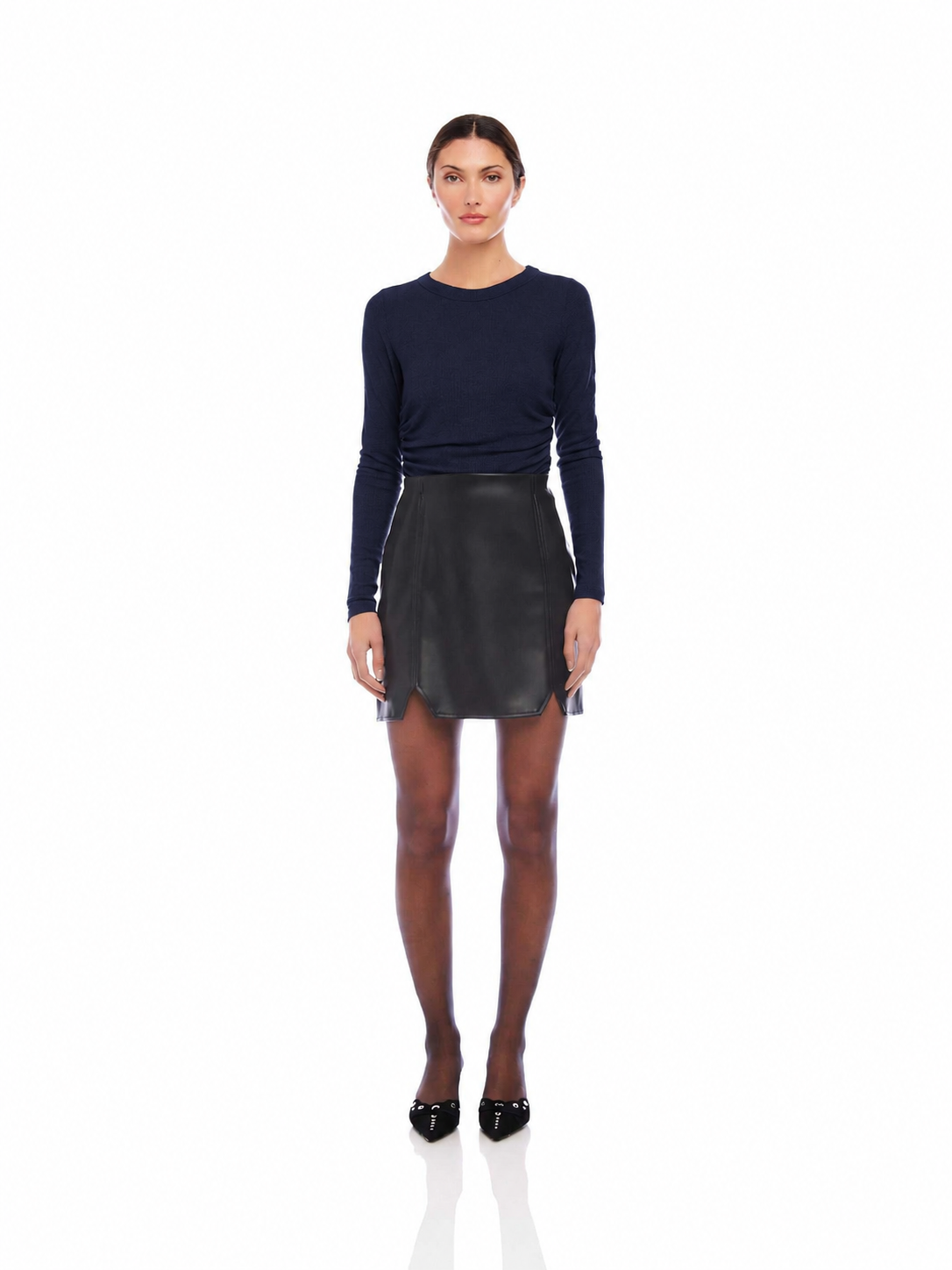 Side Shirred Top