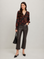 Sigourney Pintuck Faux Leather Pants