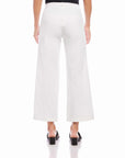 Wide-Leg Cropped Pants