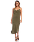Cowl Neck Slip Dress
