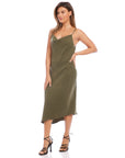 Cowl Neck Slip Dress