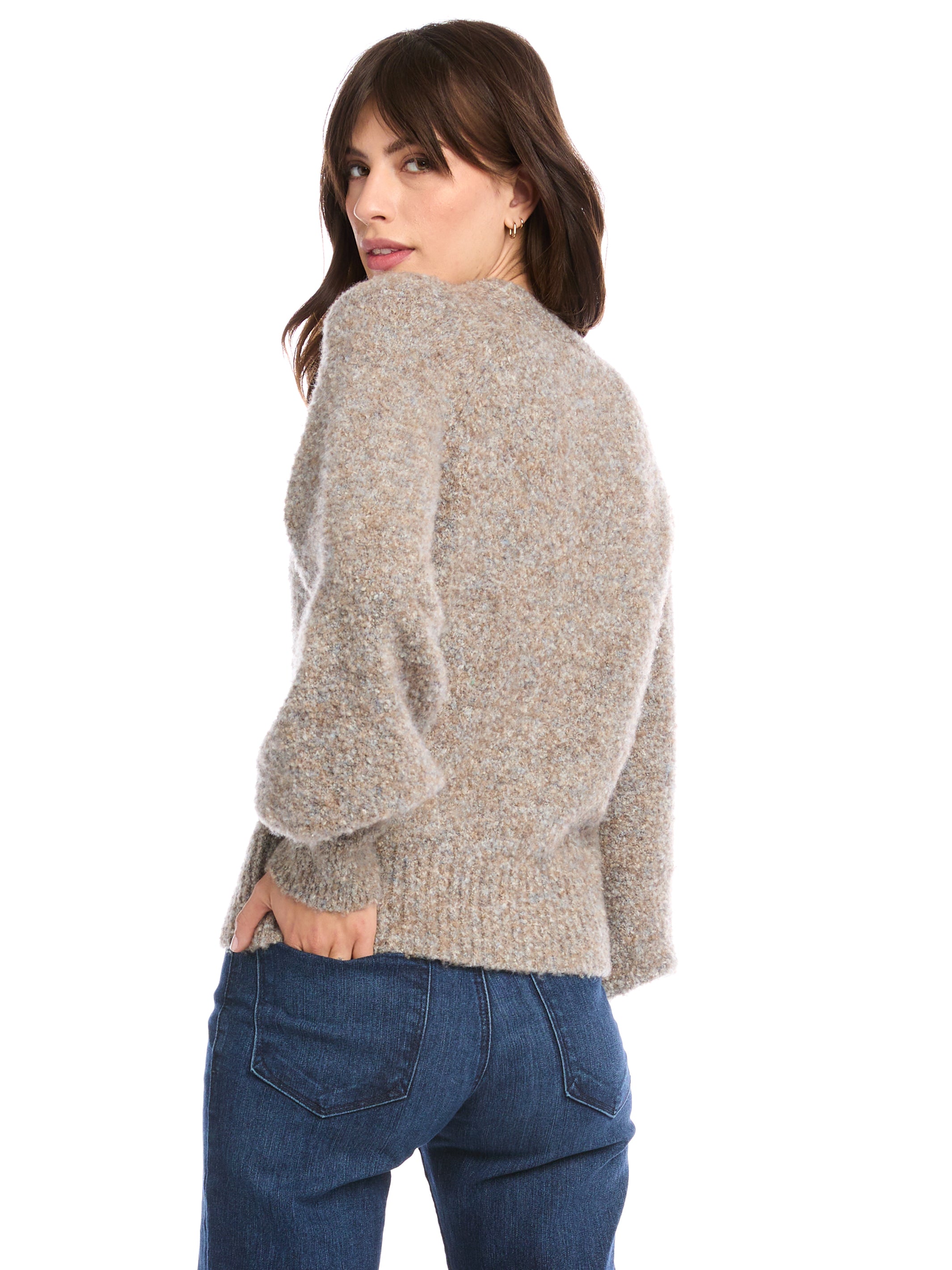 Blouson hotsell sleeve cardigan